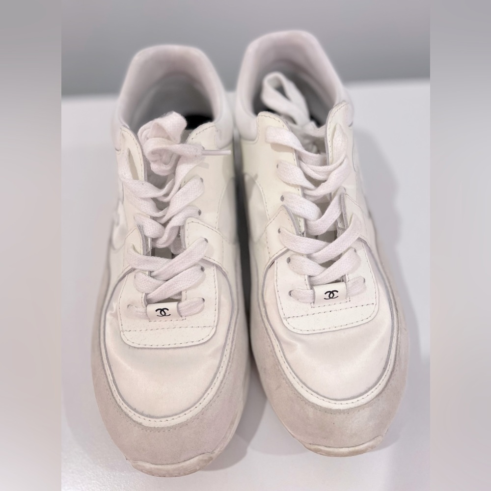 CHANEL White Sneakers